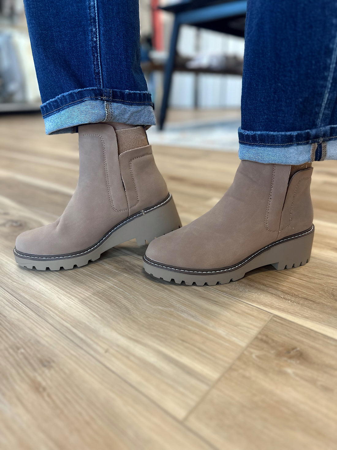 Deena Lug Sole Booties