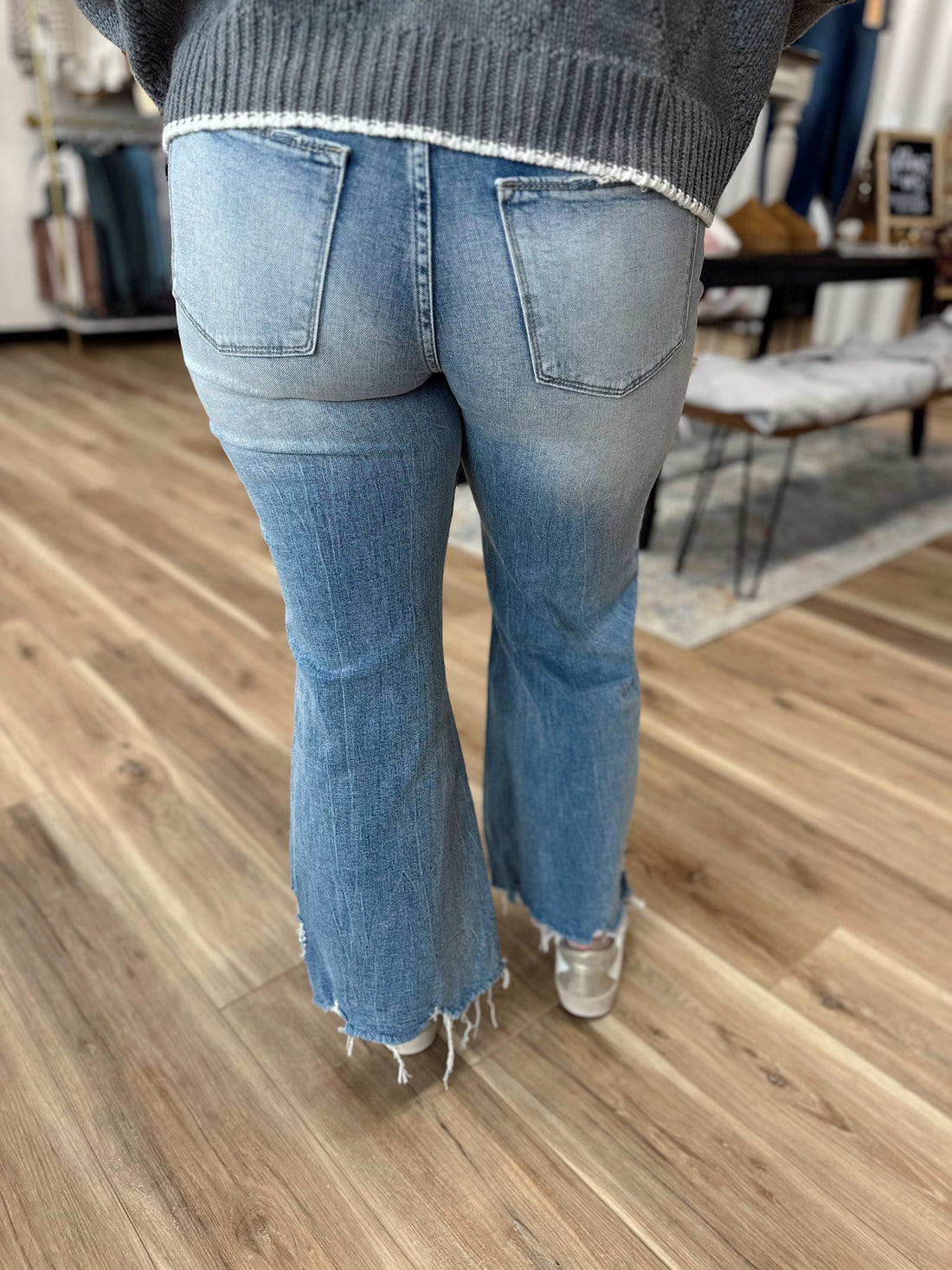 Jordyn High Rise Vintage Distressed Denim