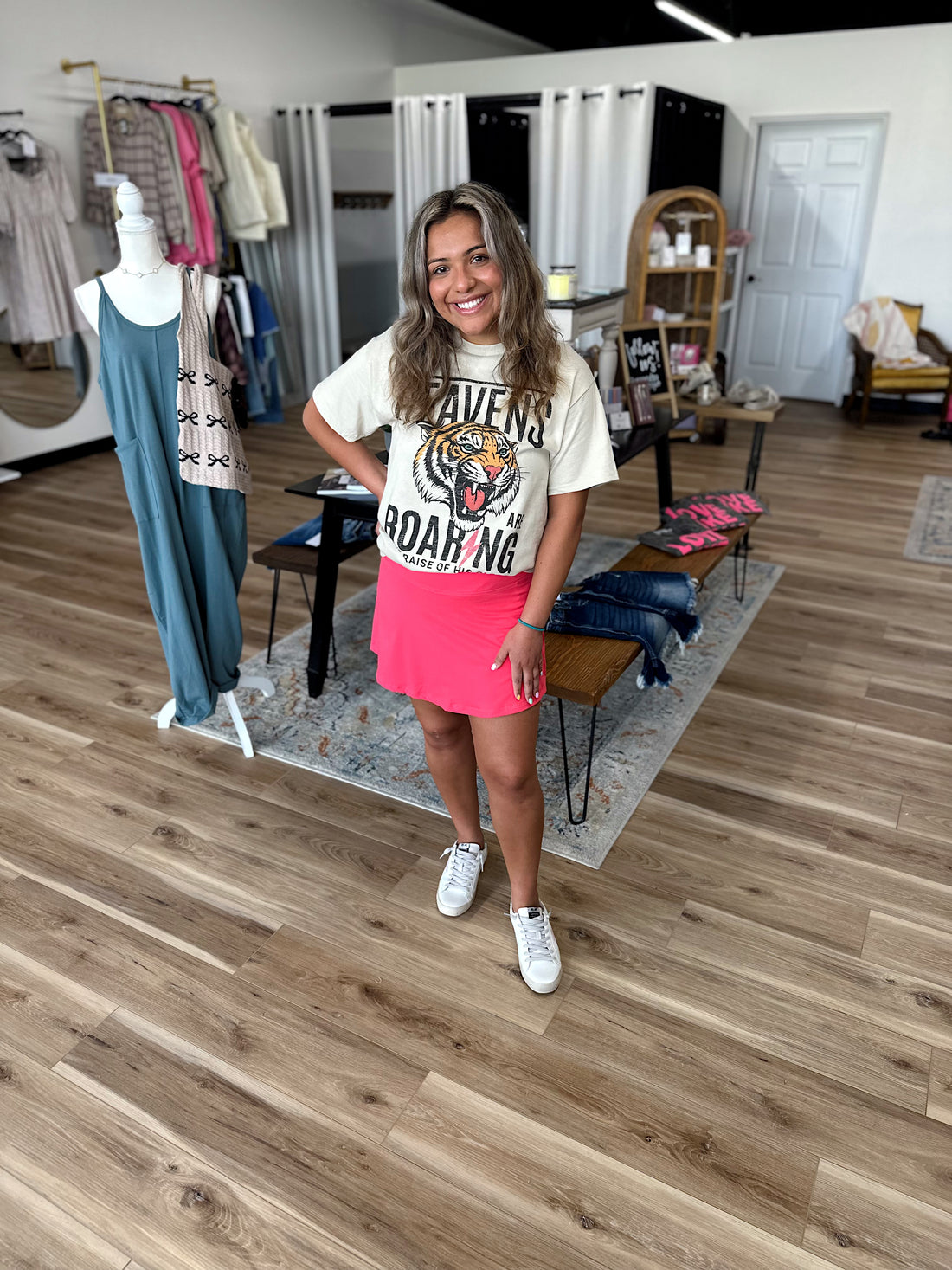 Heavens Are Roaring Oversized Graphic Tee