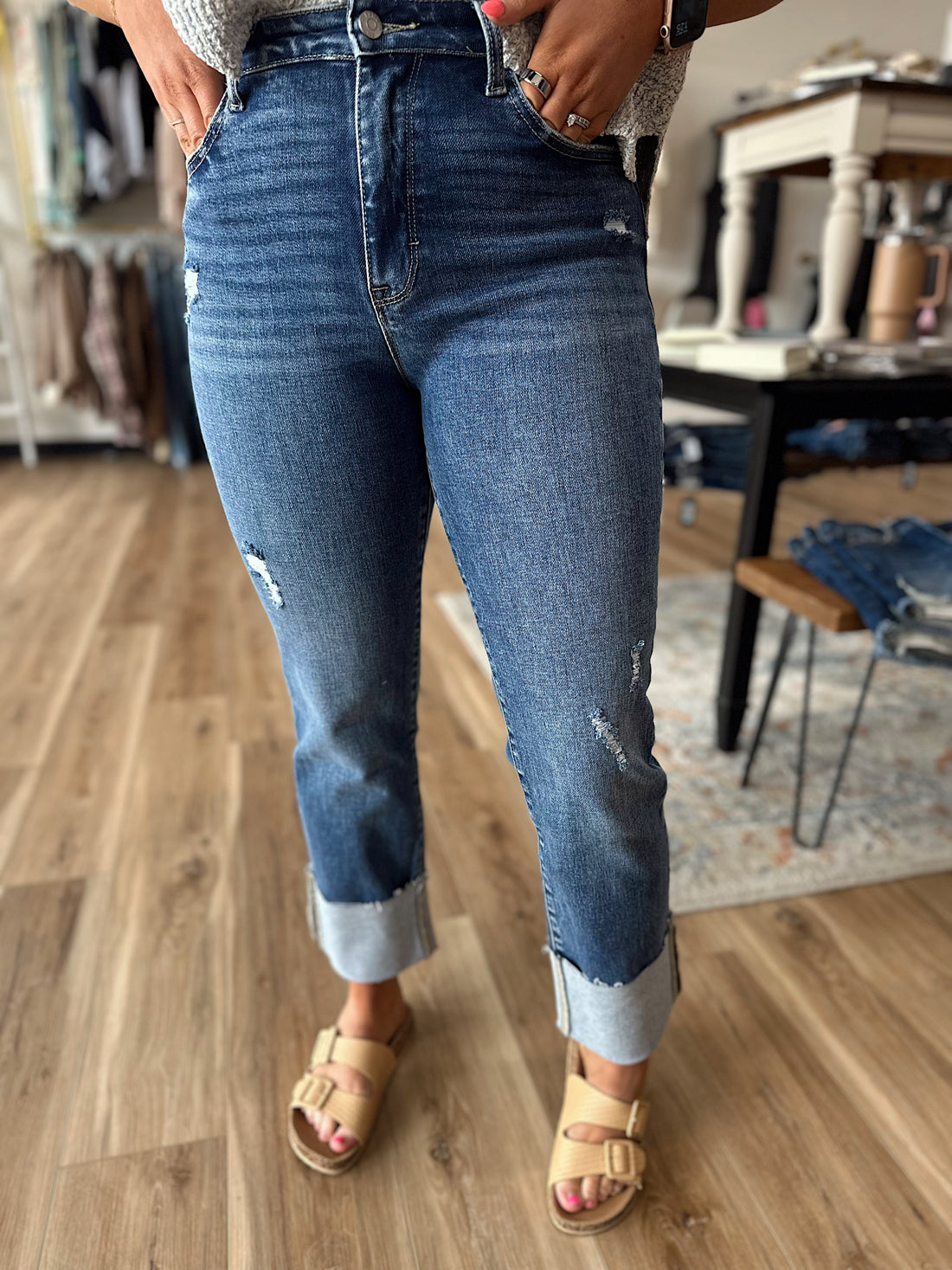 Jake Cuffed Denim