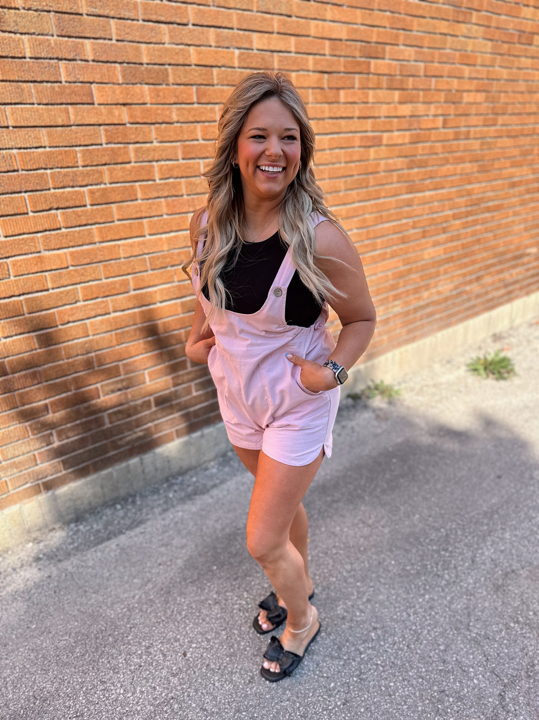Ash Suspender Romper