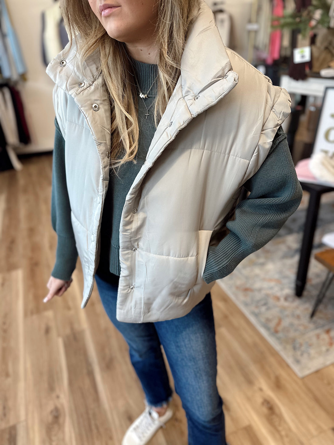 Brinley Oversized Puffer Vest