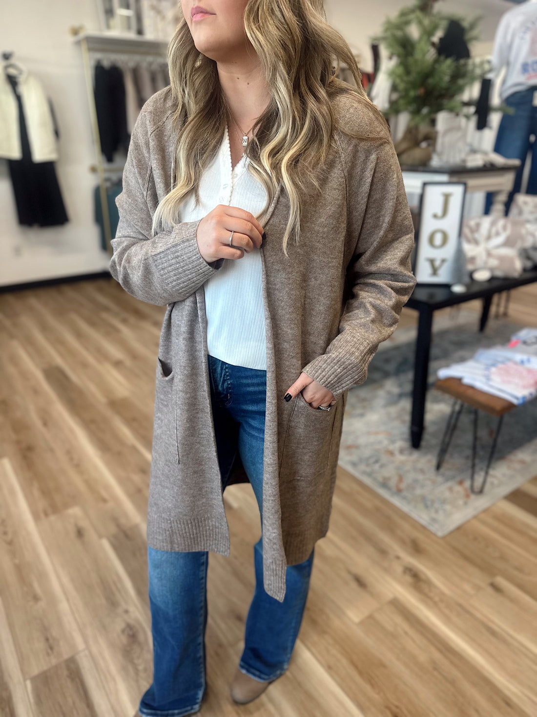 Isla Long Line Cardigan