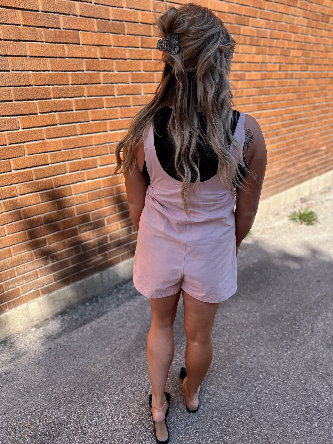 Ash Suspender Romper