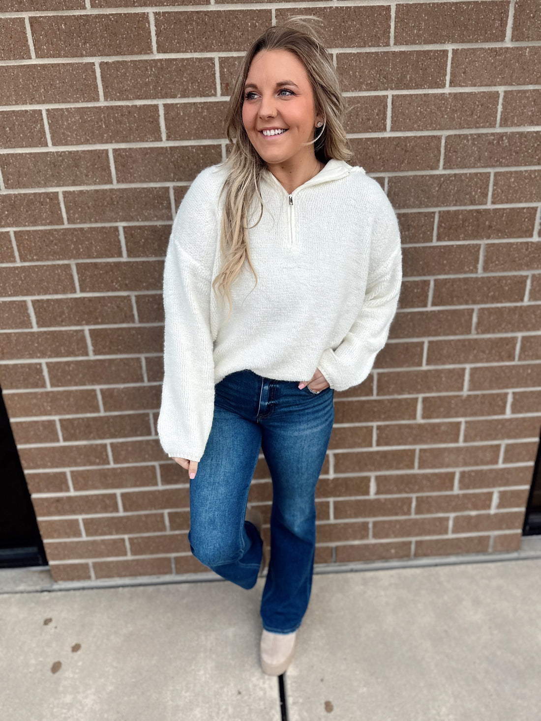 Halo Half Zip Sweater
