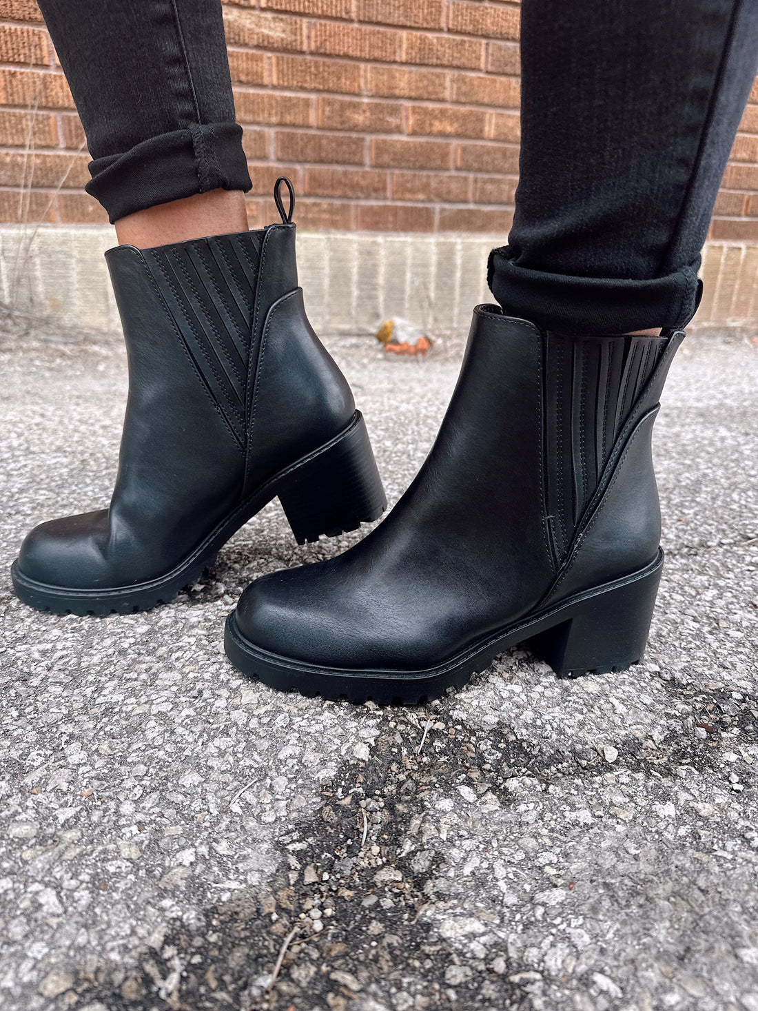 Haley Block Heel Bootie