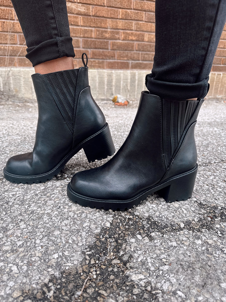 Haley Block Heel Bootie