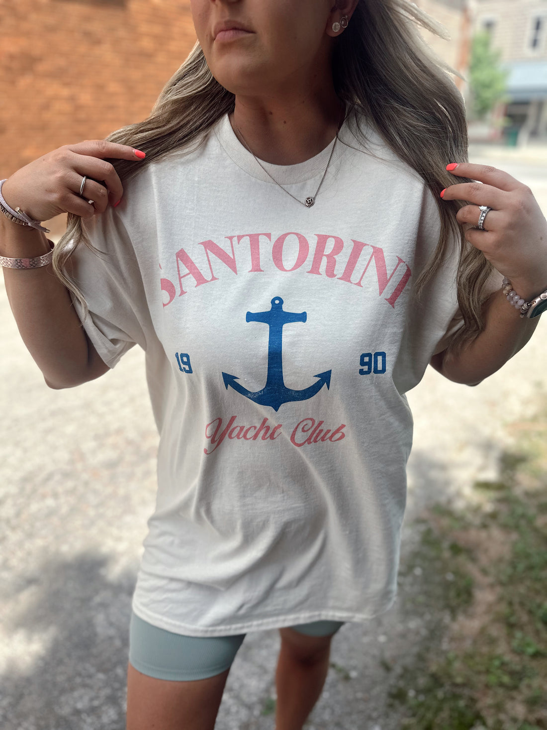 Santorini Yacht Club Tee