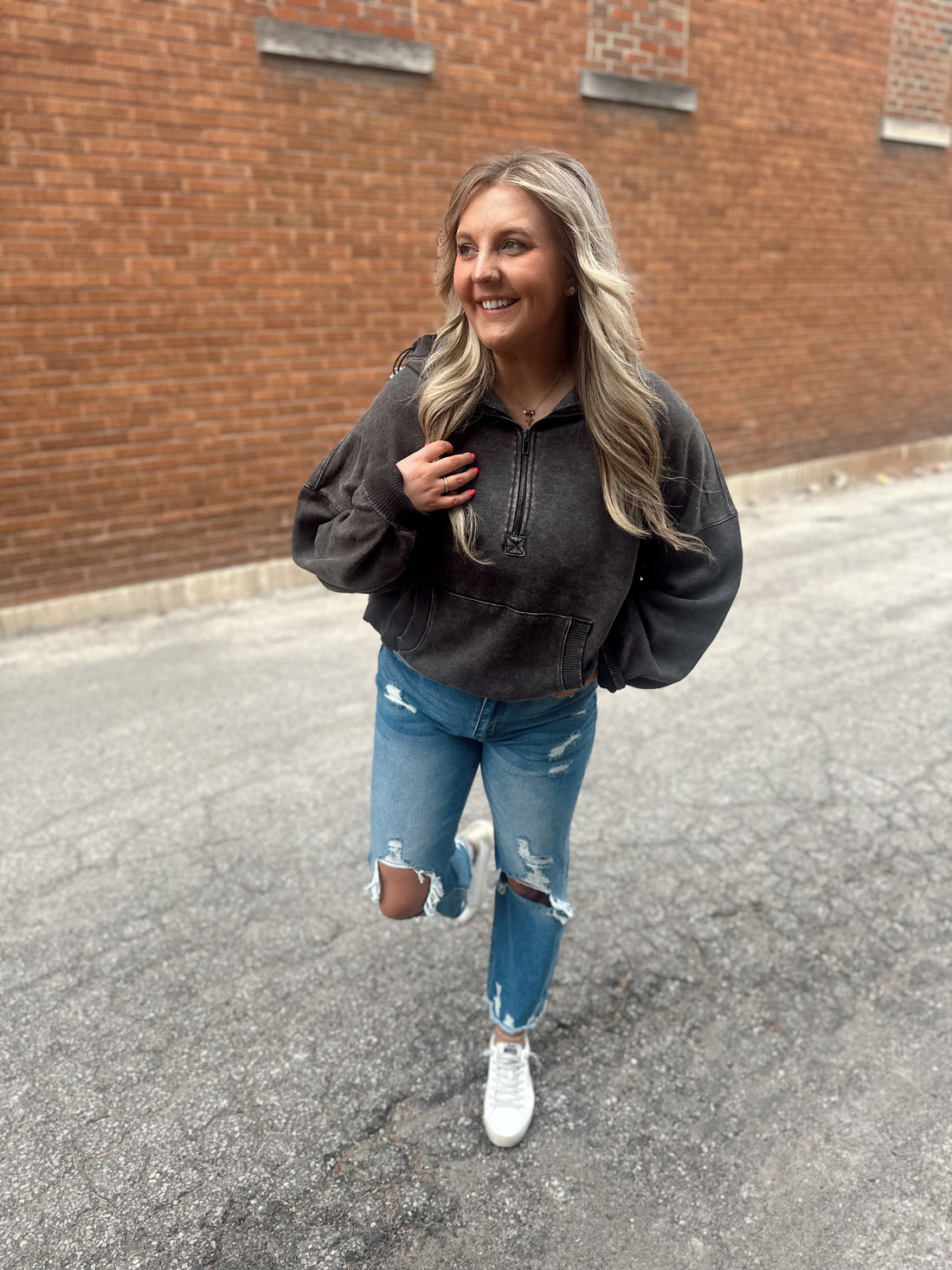 Leo Quarter Zip Hoodie