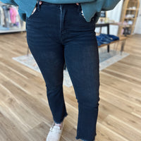 Regan High Rise Black Denim