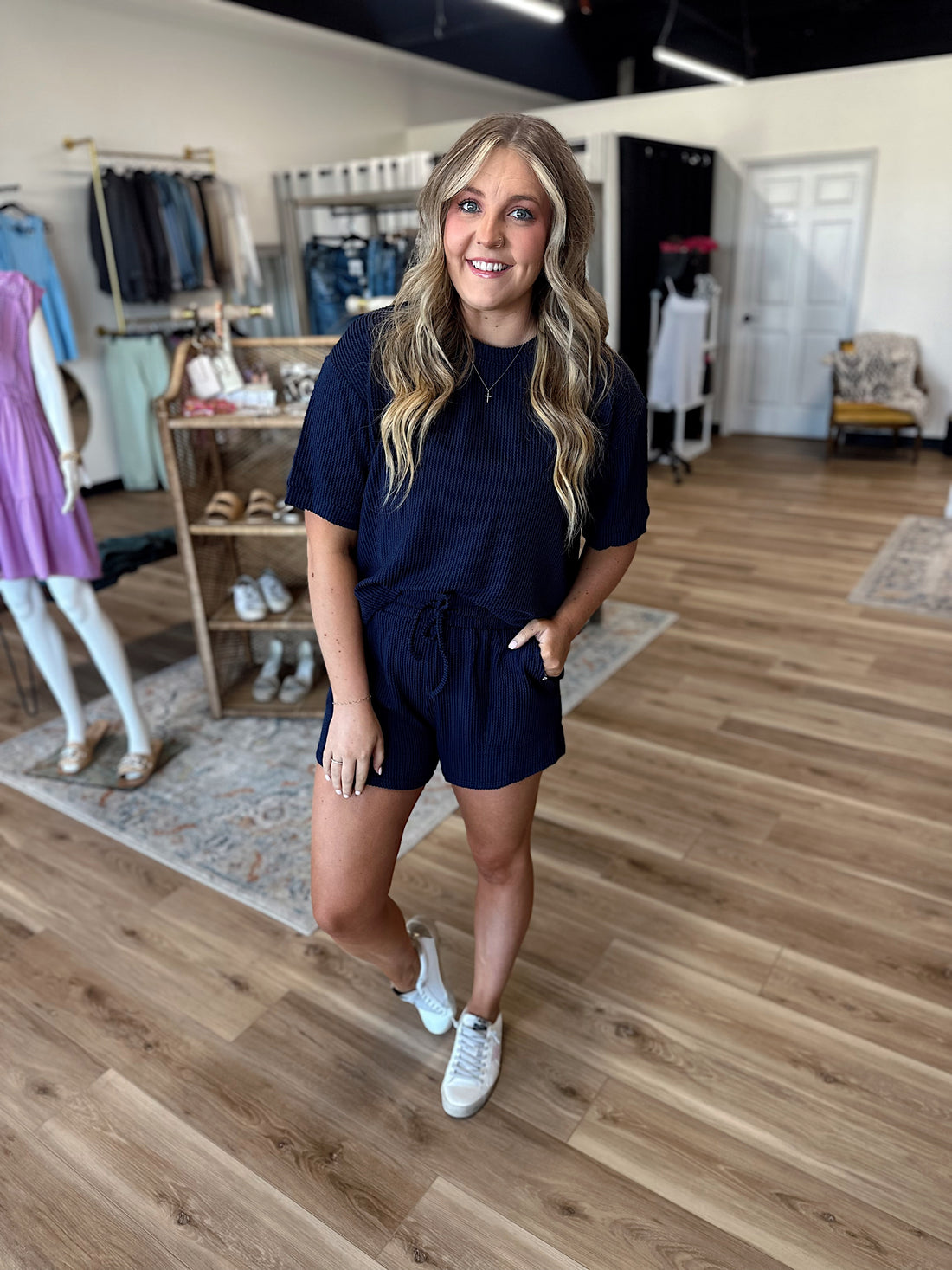 Brooks Ribbed Shorts Set