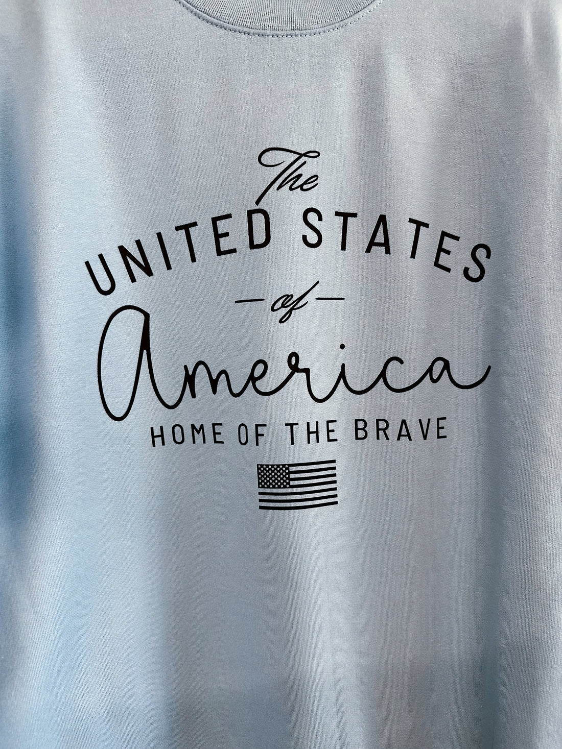 USA Home of the Brave Crewneck