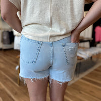 Jenna Distressed Denim Shorts