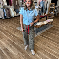 Joelle Short Sleeve Denim Top