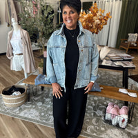 Beverly Washed Oversized Denim Jacket