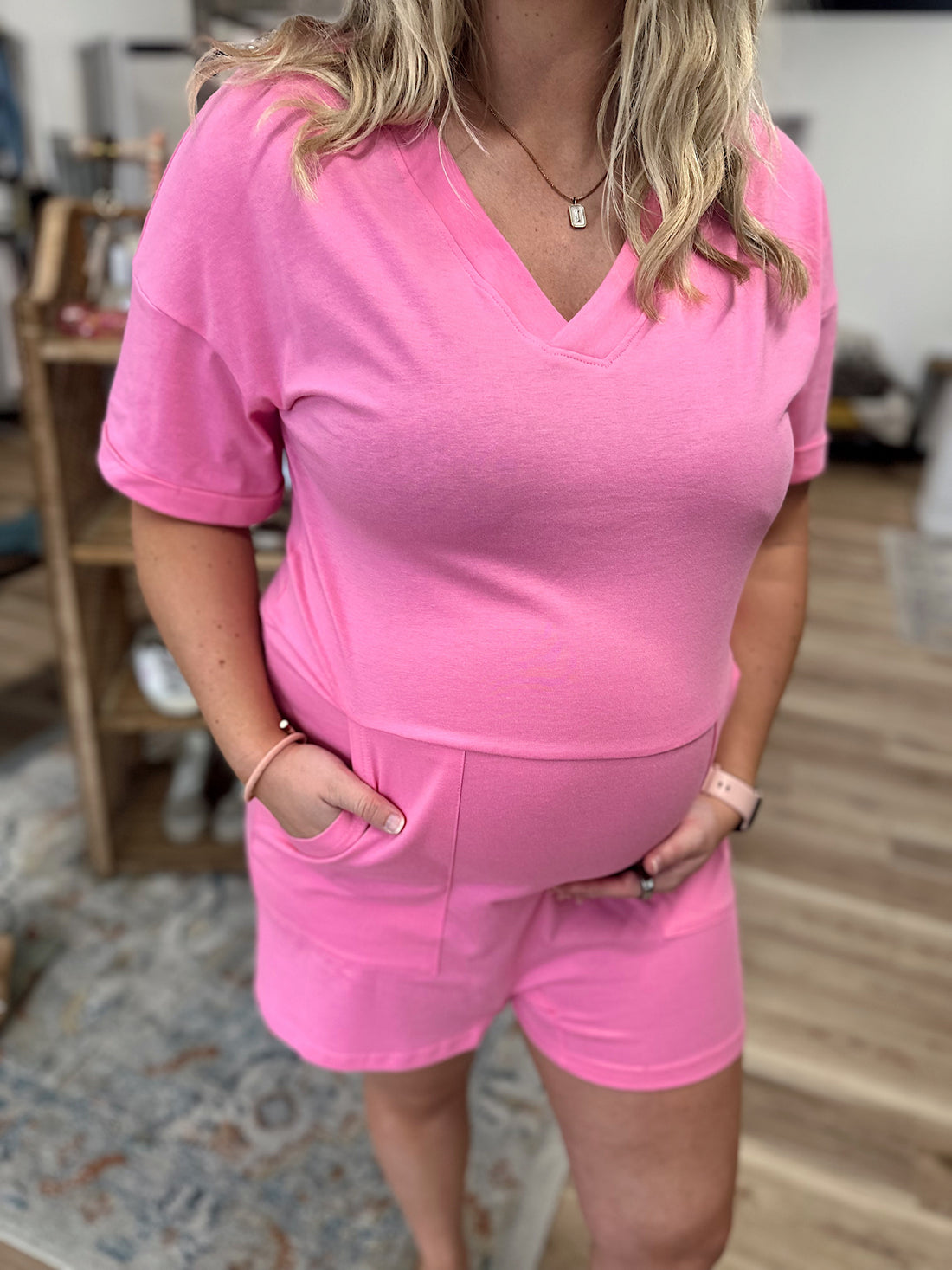 Rachel V-Neck Romper