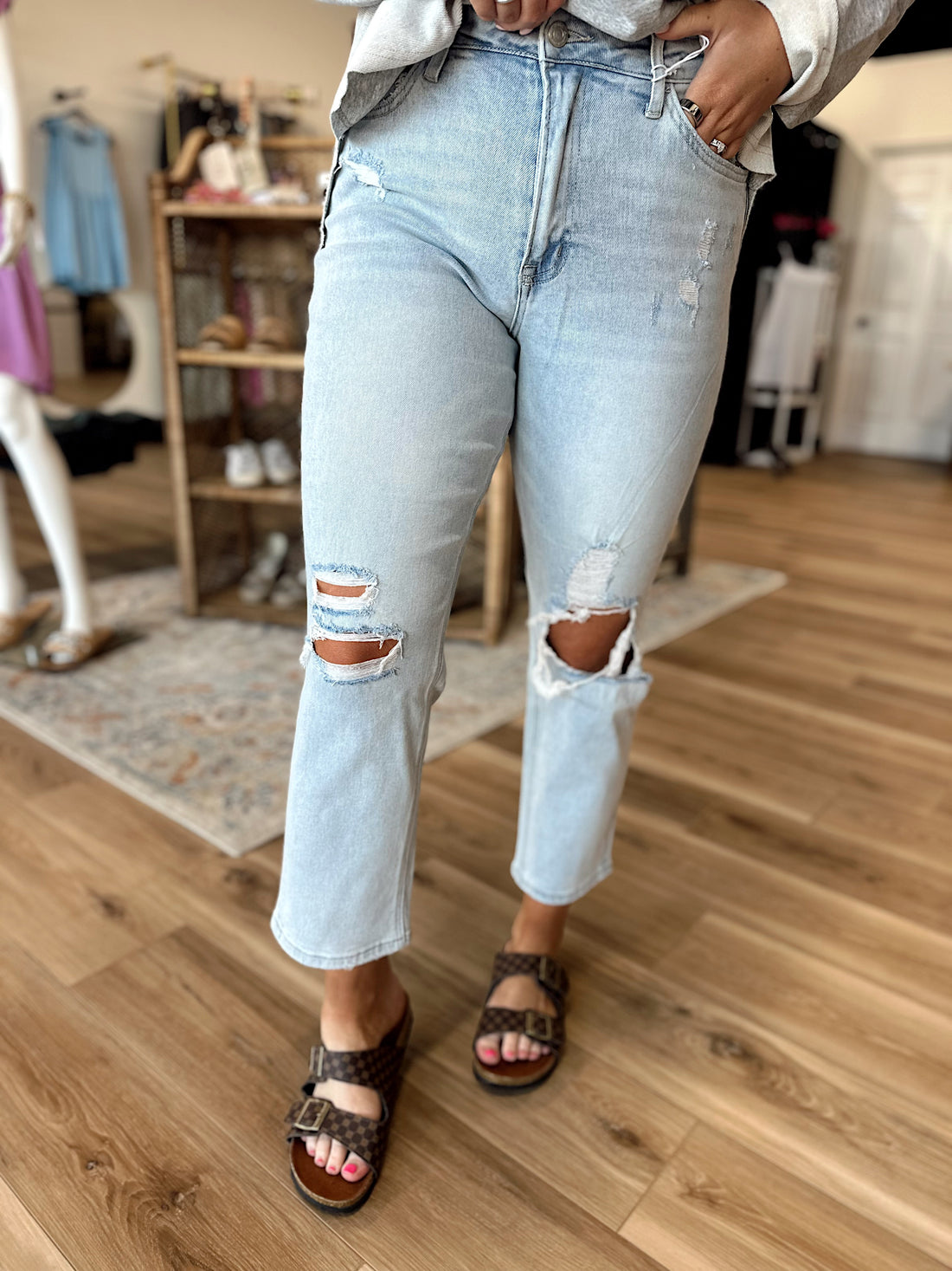 Ash Light Wash Jeans