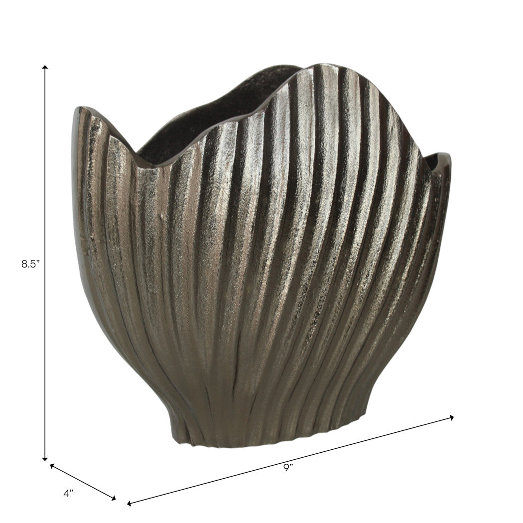 Bronze Metal Rigged Vase